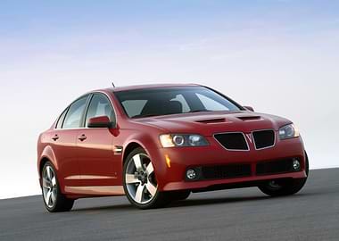 Red Pontiac G8 Sedan