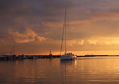 Sailboat at Sunset