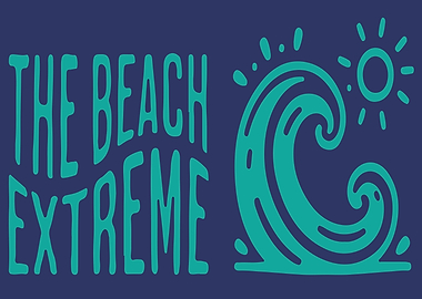 The Beach Extreme Wave Graphic