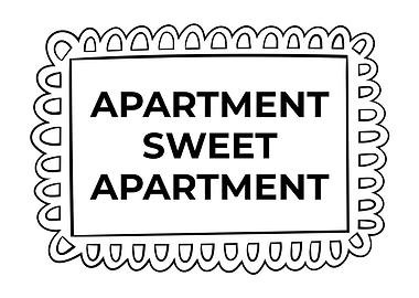 Apartment Sweet Apartment Sign