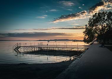 Lake Balaton Sunset