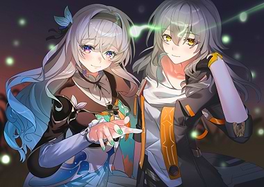 honkai star rail Girls with Glowing Connection