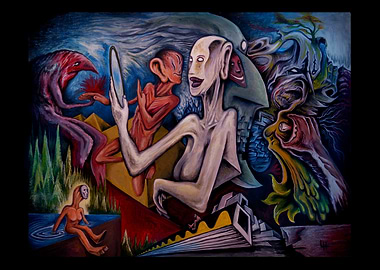 'Empty Reflections' - Distortions in Vanity Mirror