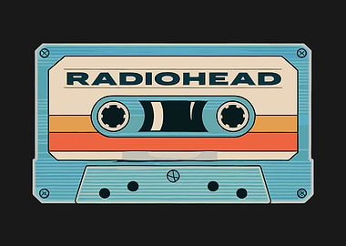 Radiohead Cassette Tape Illustration
