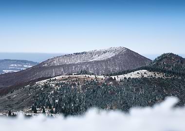 Snowy Mountain Landscape