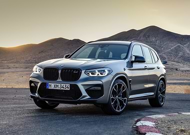 Gray BMW X3 M Competition SUV