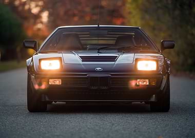 Front View of a Black BMW M1