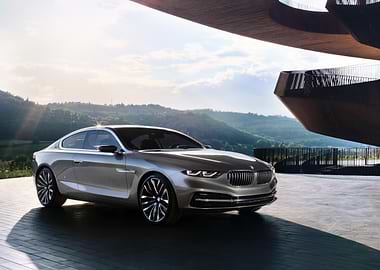 Silver BMW Pininfarina