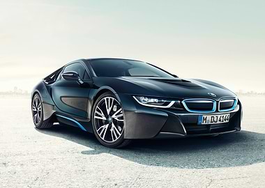 Sleek Black BMW i8