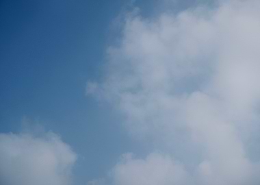 Blue Sky with White Clouds