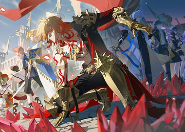 Star Rail Character Leading a Charge