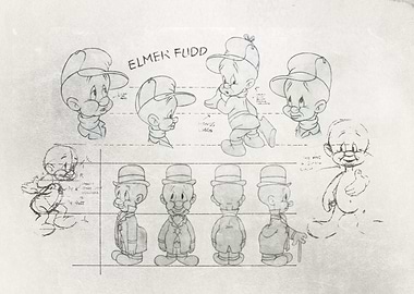 Elmer Fudd Character Design Evolution