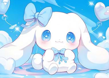 Cinnamoroll in a Sky Blue Dream