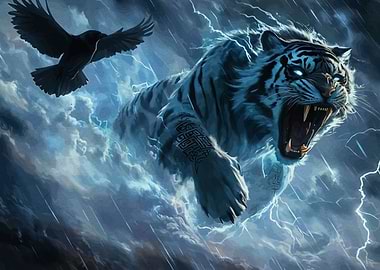 Electric Tiger and Raven Storm