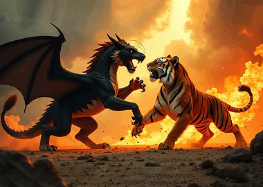 Dragon versus Tiger Battle