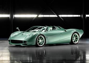 Mint Green Pagani Speedster