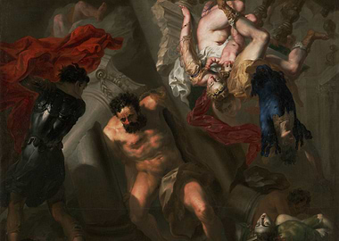 Classical Baroque Painting of Figures in Action