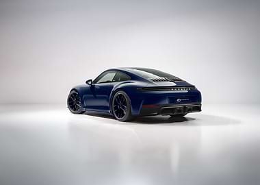 Azure Velocity: Porsche 911
