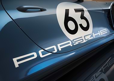 Sleek Porsche 63 Racing Livery