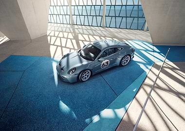 Porsche 911: Modern Architectural Showcase