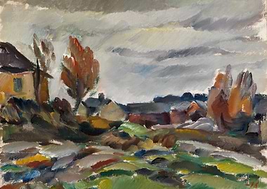 Autumn Landscape Painting