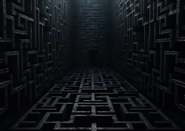 Dark Maze Corridor
