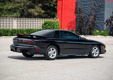 Black Pontiac Firebird Trans Am