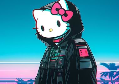 Hello Kitty Cyberpunk