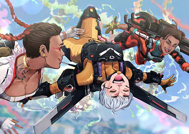 Apex Legends Characters Falling