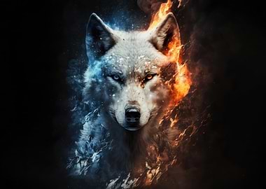 Wolf of Fire and Ice