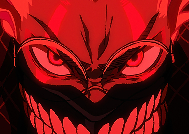Menacing Gaze, Demonic Grin