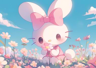 My Melody in a Flower Field