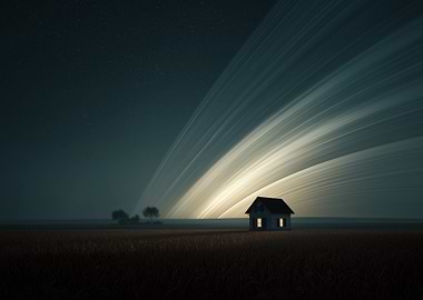 House under Saturn-like Rings