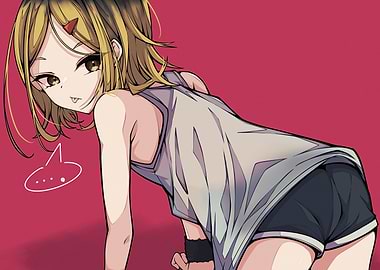 Anime Girl in Tank Top