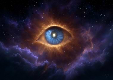 Cosmic Eye in Nebula