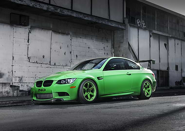 Lime Green BMW M3