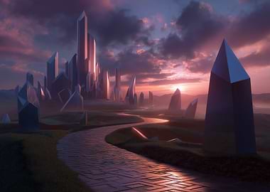 Crystal City at Sunset