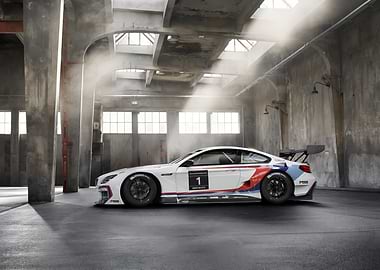 BMW M6 GT3 Race Car
