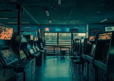 Abandoned Arcade Room
