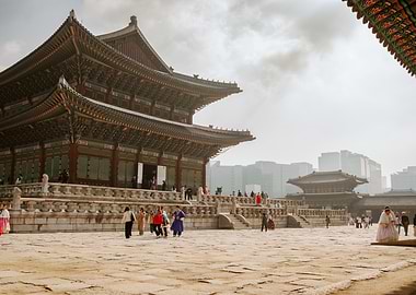 Gyeongbokgung Palace in Seoul, South Korea