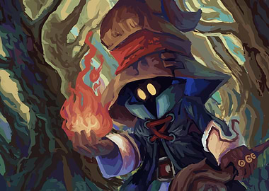 Vivi Ornitier with Fire Magic