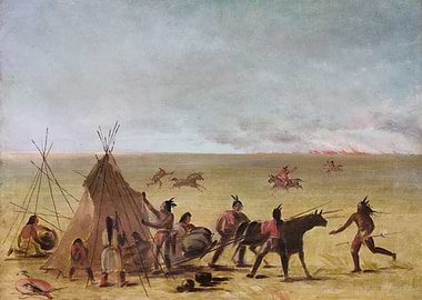 Native American Life on the Plains by george catlin