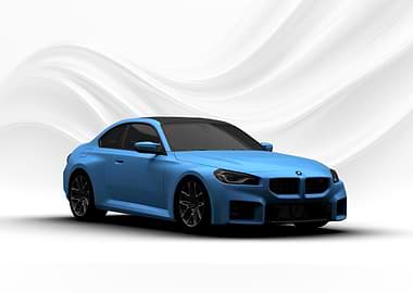 Light Blue BMW M2 Coupe G87