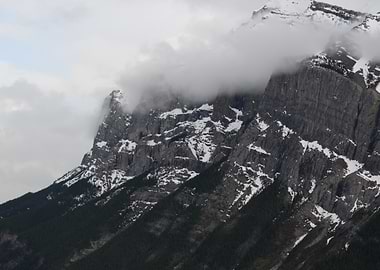 Cloud Covered Mountain