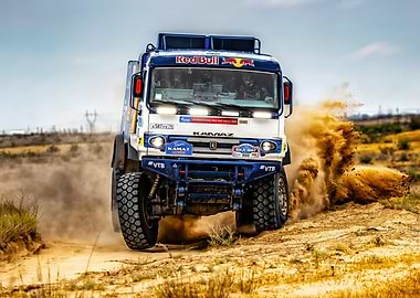 Kamaz Rally Truck in Action