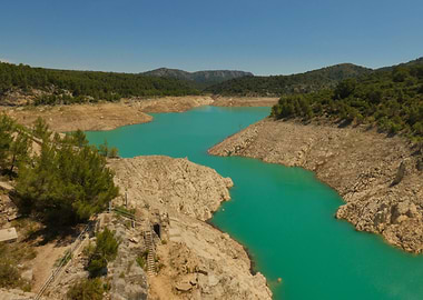 Turquoise Lake Landscape