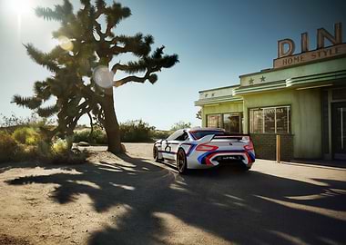 BMW Hommage CSL in Desert Setting
