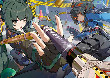 Zenless Zone Zero Girls with Weapons in Action