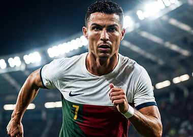 Cristiano Ronaldo in Action