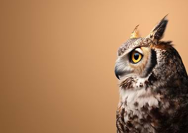 Great Horned Owl Portrait